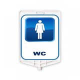 Placa pentru WC femei din plastic